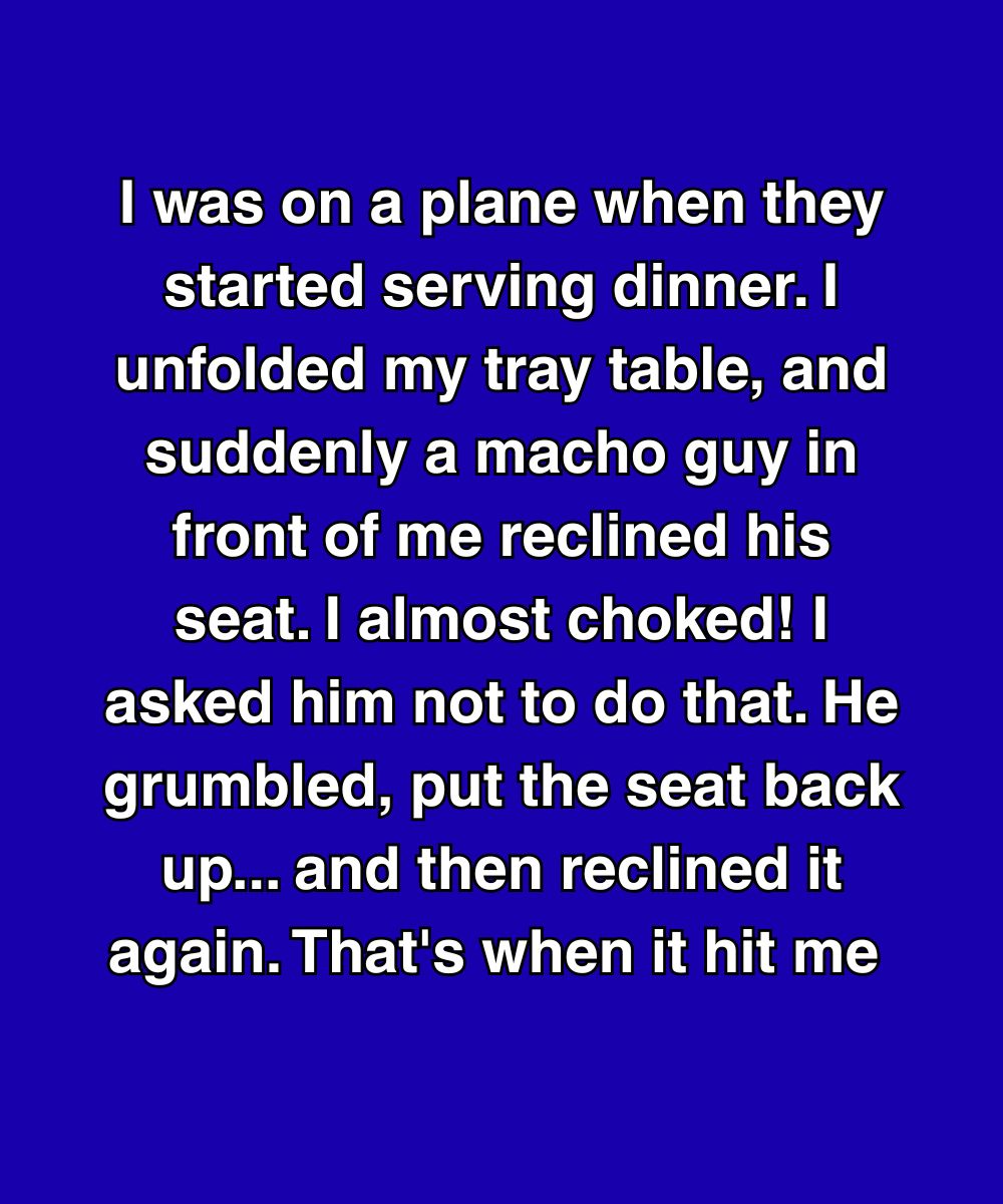 He Kept Pushing His Seat Into Me—Then The Flight Attendant Slipped Me A Note