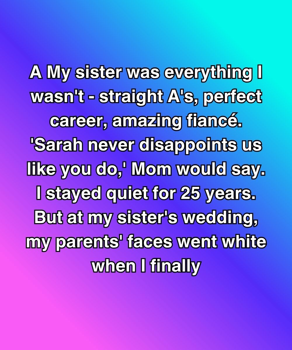 My Sister’s Wedding Was Perfect—Until I Stood Up To Toast Her