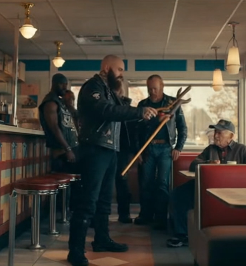 Five Tough Bikers Mocked a 90-Year-Old Veteran