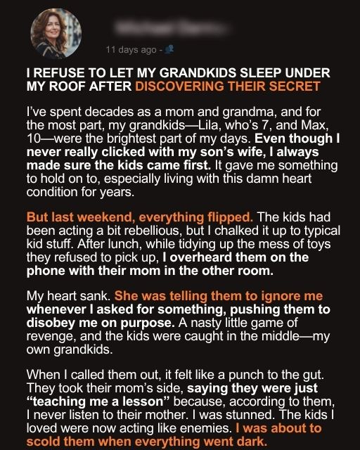 I Refuse to Let My Grandkids Sleep Under My Roof After Discovering Their Secret
