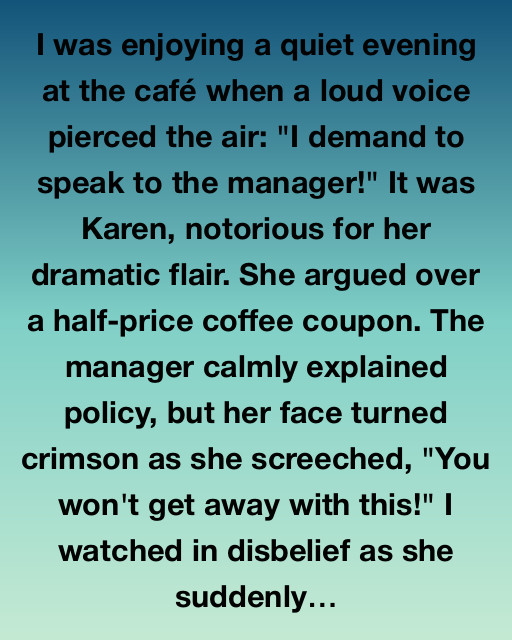 The Evening Surprise at the Cafe