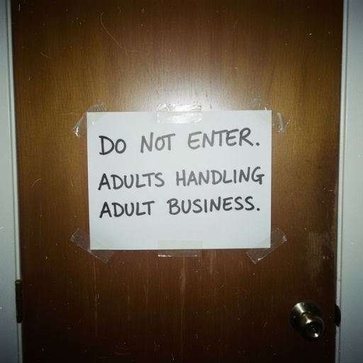 My Wife Put A Sign On Our Bedroom Door To Stop My Mom From Barging In—And The Best Part? It Actually Worked