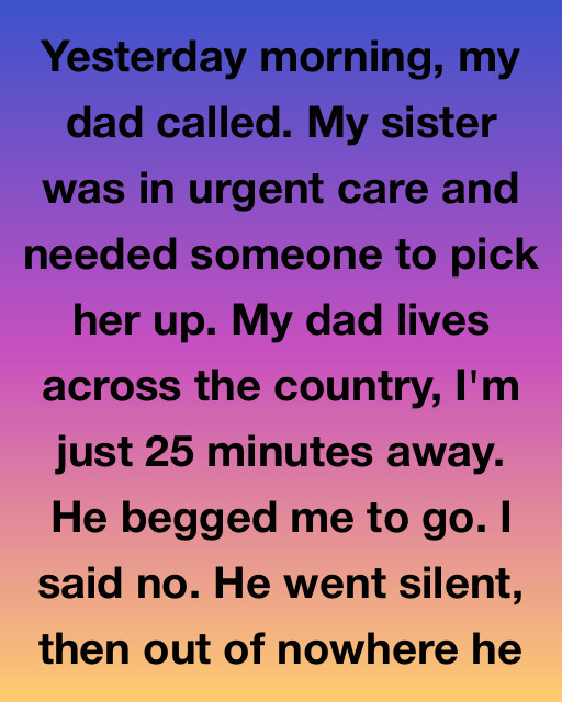 The Day I Let My Family Down