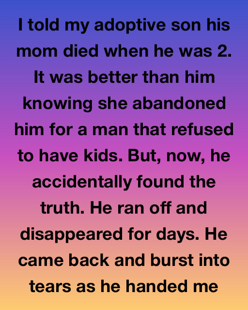 The Lie I Told My Son to Protect Him—and What Happened When He Learned the Truth