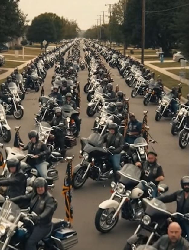 Kid Helps A Hell’s Angel With Money, 1000 Bikers Show Up At Her Home The Next Day