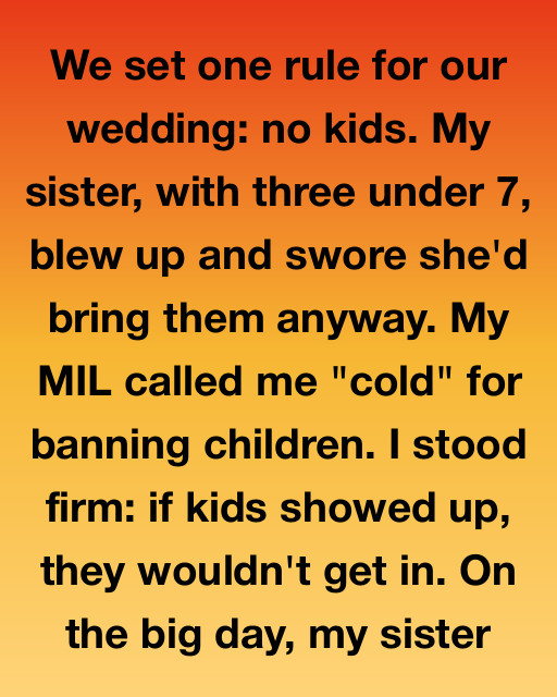 No Kids Wedding Drama