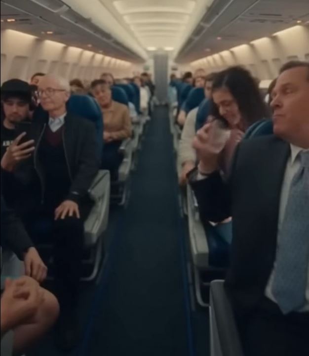 First-Class Passenger Judged The Woman Beside Him By Her Appearance — Then The Captain’s Announcement Made The Whole Cabin Applaud Her