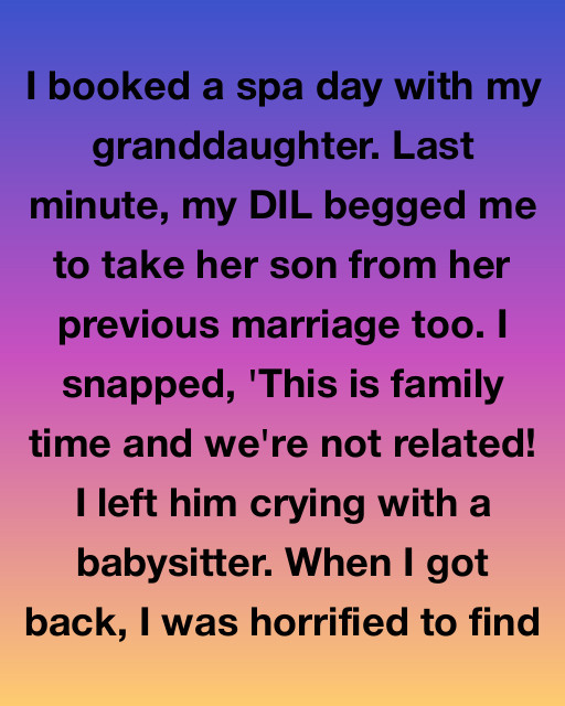 The Spa Day Ultimatum