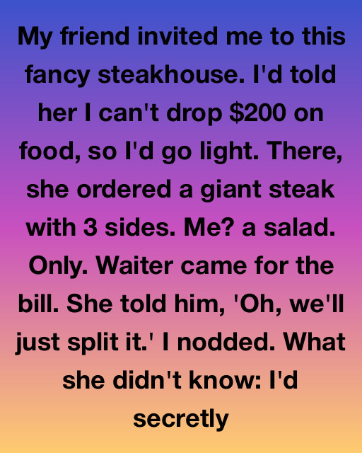 The Steakhouse Confession