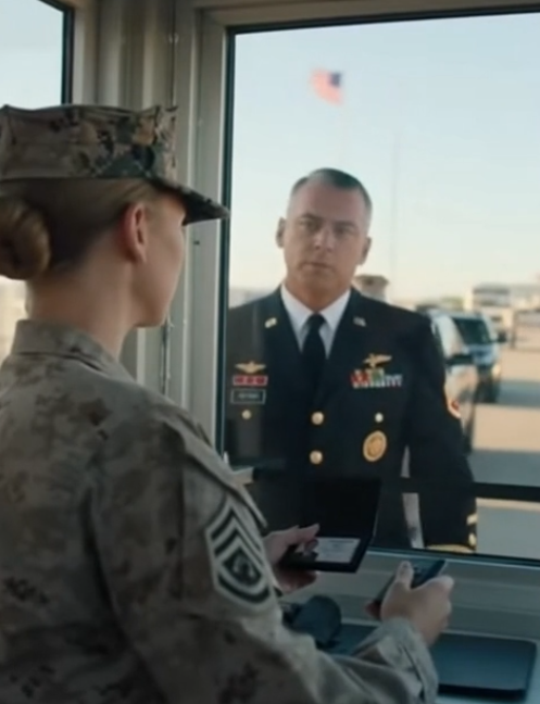 They joked by putting her on gate duty…