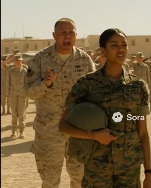 Why aren’t you saluting me?” barked Lieutenant Colonel Miller at the young woman