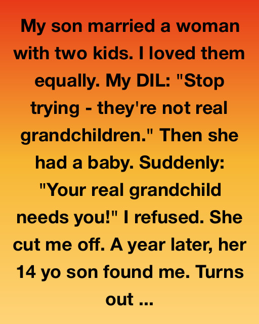 My Son’s Stepkids Found Me First