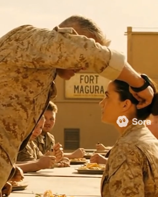 THE COLONEL GRABBED THE YOUNG LIEUTENANT BY THE HAIR