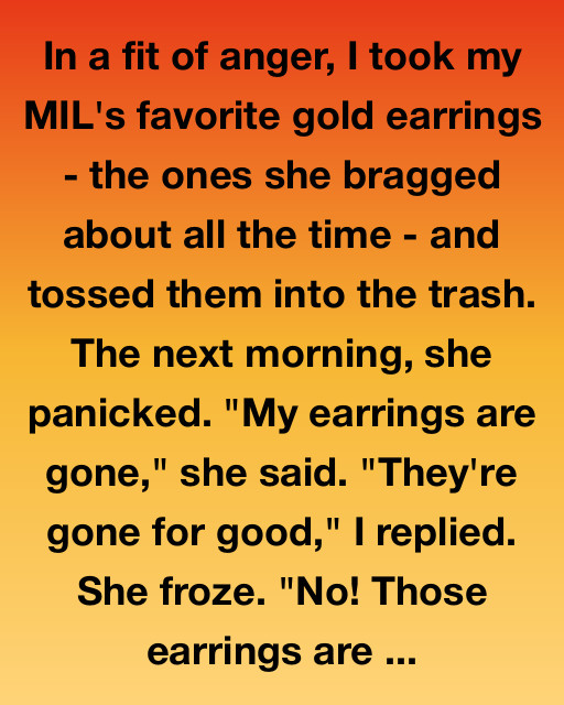 The Gold Earrings And The Truth They Revealed