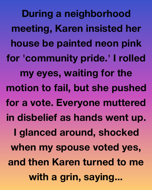 The Neon Pink House of Community Pride