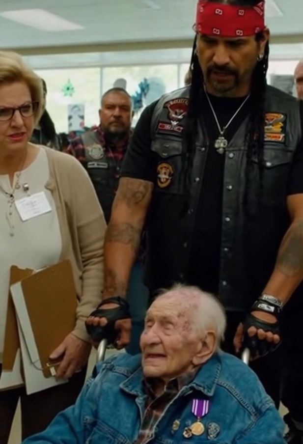 The Nursing Home Director Mocked A 94-Year-Old Marine—15 Hells Angels Were Watching