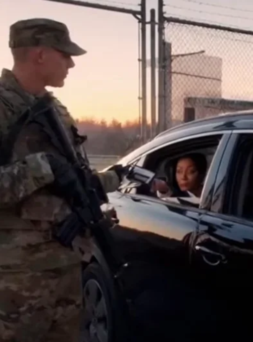 Base Guard Refused to Check Her ID