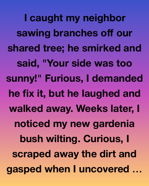 The Tale Of The Shared Tree And The Gardenia Bush