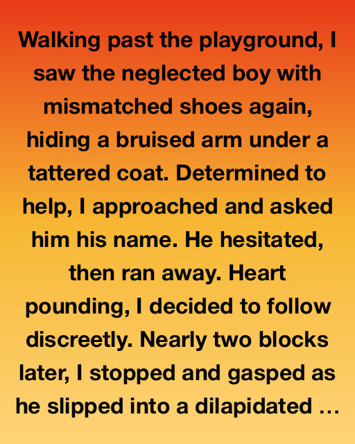 The Boy with Mismatched Shoes