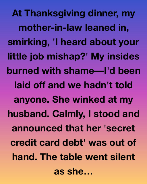 Revelations and Redemption at Thanksgiving