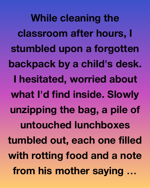 The Mystery of the Forgotten Backpack