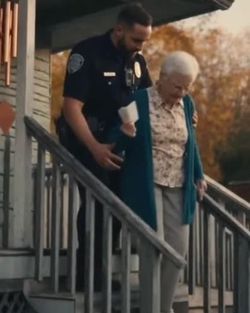 Police Officer Escorts Old Woman Home—Discovers Her House Used To Belong To His Family