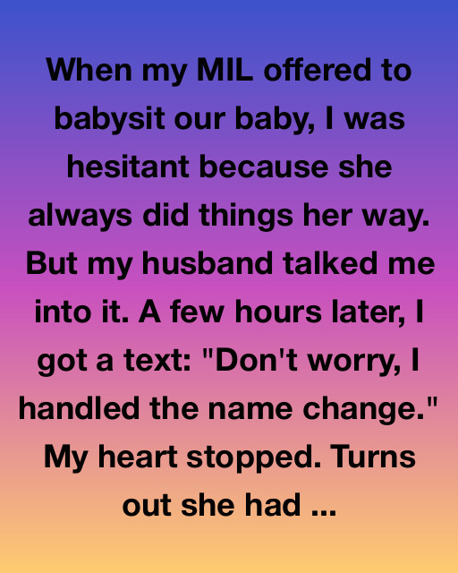 When My MIL Changed Our Baby’s Name Without Asking