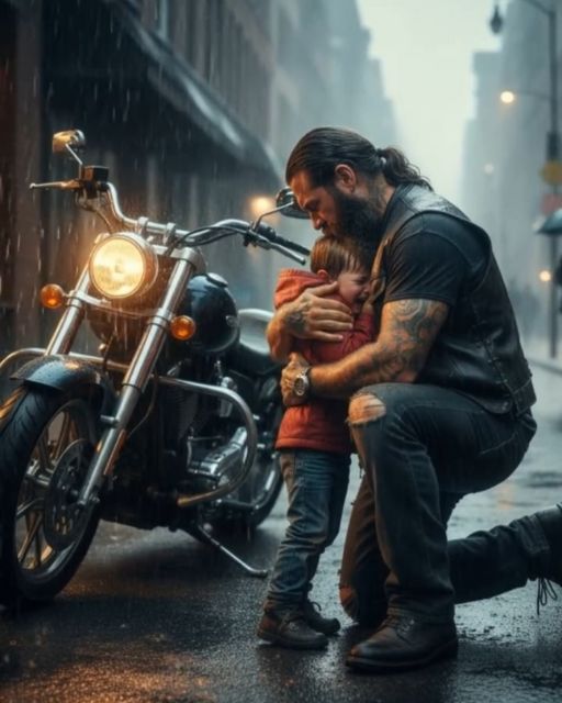 Alone in the Rain, He Waited