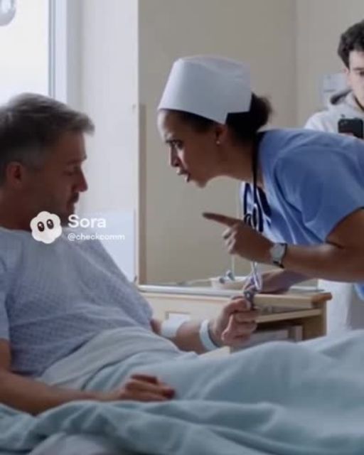 Nurse Grabs Patient’s Arm And Scolds Him—The Intern Films The Whole Thing