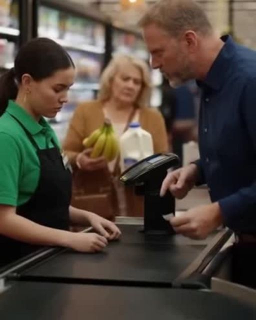 Manager Accuses Cashier Of Scamming—The Customer Behind Her Intervenes
