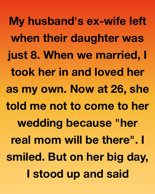 I Raised My Husband’s Daughter Like My Own—But When She Banned Me From Her Wedding, I Stood Up And Told The Truth