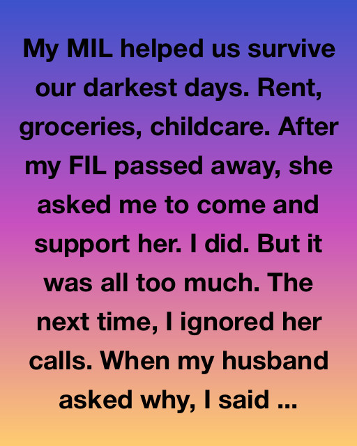 My Mother-In-Law Saved Us, But I Failed Her When She Needed Me