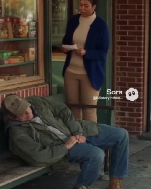 Veteran Sleeps On Bench Outside Store—The Owner Comes Out With Papers, And What’s On Them Stuns Everyone