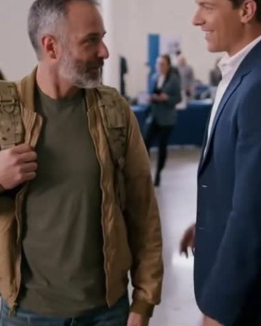 Veteran Walks Into Job Fair—And A Company Owner Sprints Across The Room When He Sees His Face