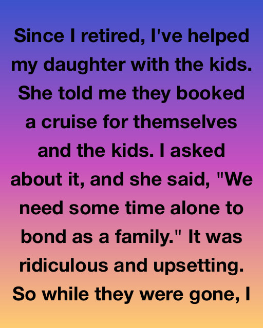 When They Said They Needed “family Time” Without Me