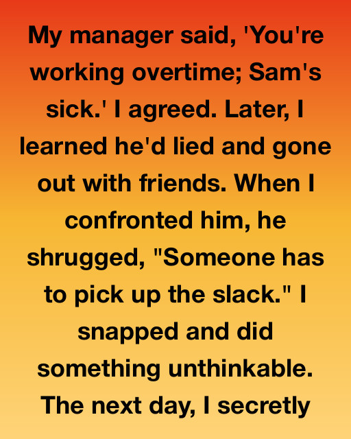 Manager Lied Overtime