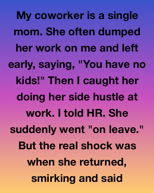 I Caught My Coworker Red Handed