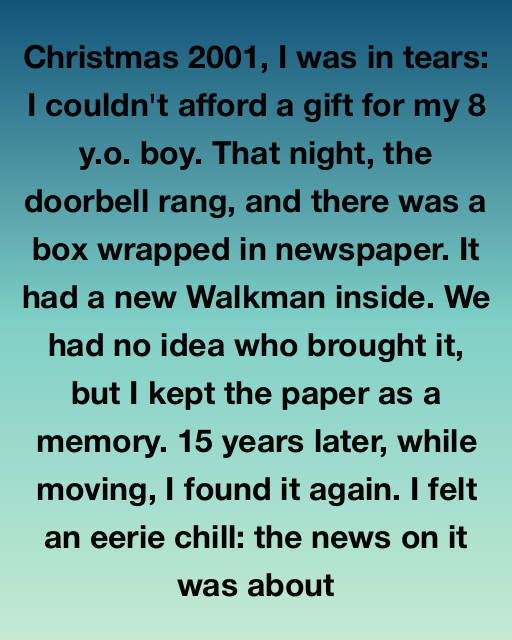 The Walkman Wrapped in Newspaper