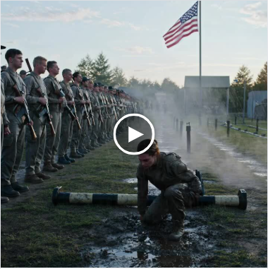 THE SERGEANT THREW HER IN THE MUD