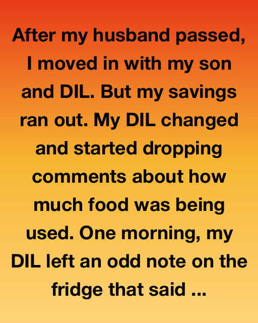 The Note On The Fridge