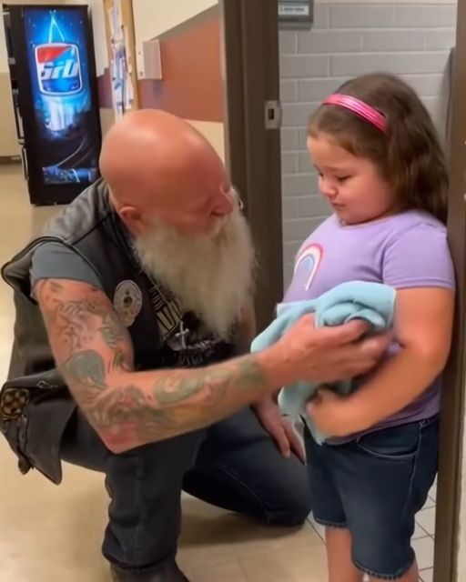 The Biker Who Waited Outside The Stall
