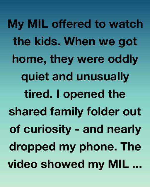 My MIL Offered To Watch The Kids — What I Found Later Made Me Cry
