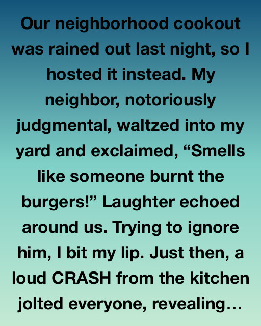 A Rainy Cookout’s Silver Lining