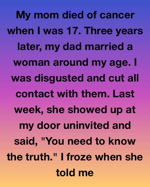 I Hated My Stepmom For Marrying My Dad — But She Came To Tell Me He Was Dying And I Was The Only Cure.