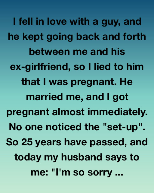 I Lied About Being Pregnant, Then Life Taught Me A Lesson 25 Years Later