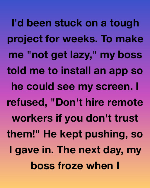 The Day My Boss Demanded My Screen And Got A Lesson Instead