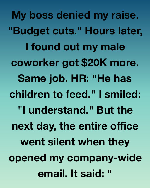 I Should Have Gotten That Raise