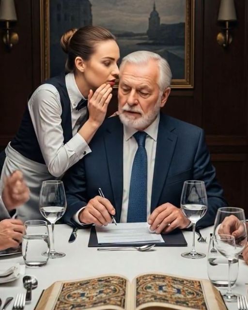 I Was A Waitress At A Billionaire’s Private Dinner. He Was About To Sign A $100m Deal When I Noticed Something That Made My Hands Tremble. I Had Two Choices