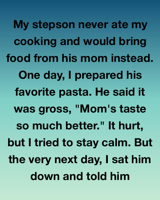 My Stepson’s Secret Ingredient