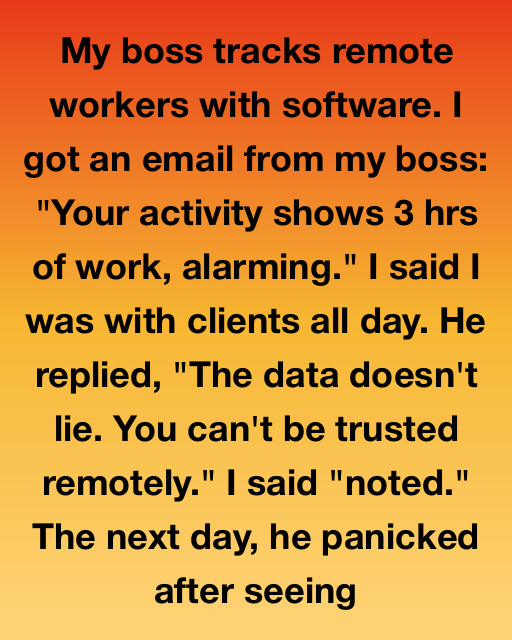 I Saw My Boss Panic After He Tracked My Software Activity, But He Didn’t Realize I Was Actually Doing The One Thing He Couldn’t Measure